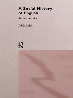 Cover of the book A Social History of English by Richard Foulkes