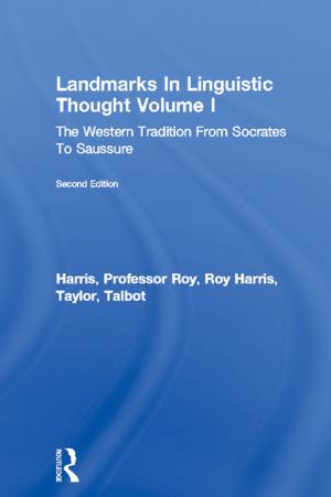 Book cover of Landmarks In Linguistic Thought Volume I