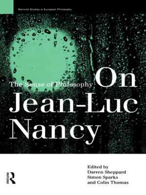 Cover of the book On Jean-Luc Nancy by Henry A. Giroux