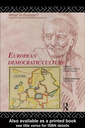 Cover of the book European Democratic Culture by Simon Baughen