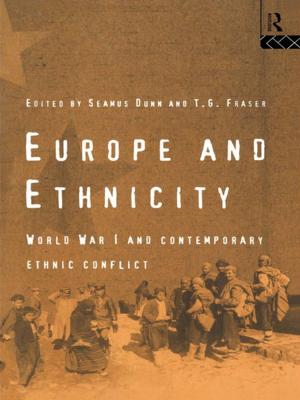 Cover of the book Europe and Ethnicity by Edgar Friedenberg