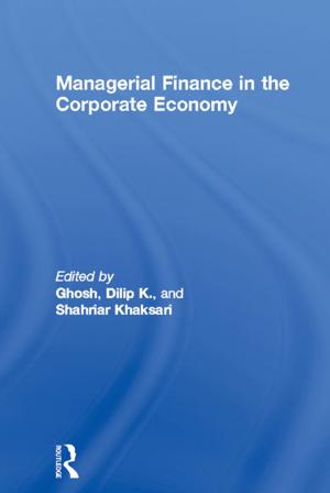 Cover of the book Managerial Finance in the Corporate Economy by Margaret Robinson