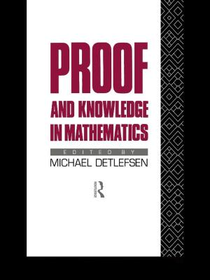 Cover of the book Proof and Knowledge in Mathematics by Fern L. Johnson
