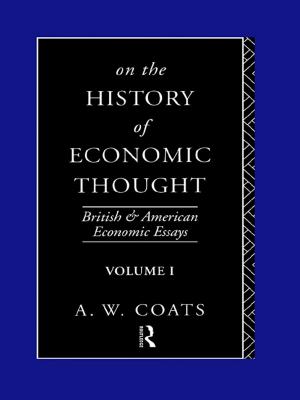 Cover of the book On the History of Economic Thought by Dolf Zillmann, Hans-Bernd Brosius