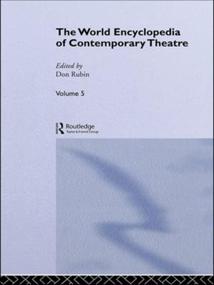 Cover of the book The World Encyclopedia of Contemporary Theatre by Francesco Caré