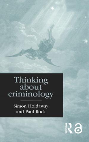 Cover of the book Thinking About Criminology by James F. Mcmillan