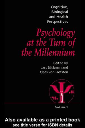 Cover of the book Psychology at the Turn of the Millennium, Volume 1 by Adrian Harvey