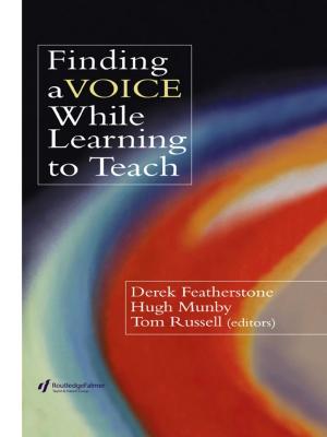 Cover of the book Finding a Voice While Learning to Teach by E. Hudson Long, J. R. LeMaster