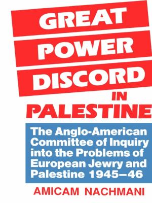 Cover of the book Great Power Discord in Palestine by Jieying Xi, Yunxiao Sun