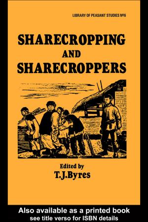 Cover of the book Sharecropping and Sharecroppers by Adriana de Souza e Silva