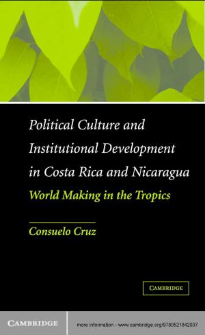 Cover of the book Political Culture and Institutional Development in Costa Rica and Nicaragua by Steven H. Shiffrin