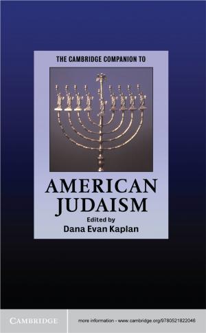 Cover of the book The Cambridge Companion to American Judaism by Cezary Cieśliński