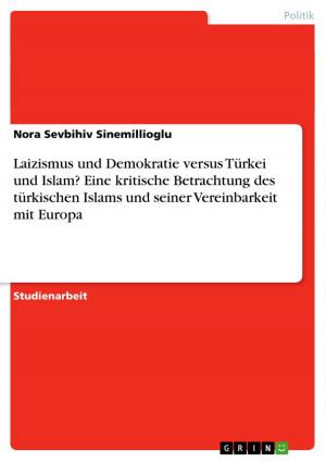 Cover of the book Laizismus und Demokratie versus Türkei und Islam? Eine kritische Betrachtung des türkischen Islams und seiner Vereinbarkeit mit Europa by Anonymous