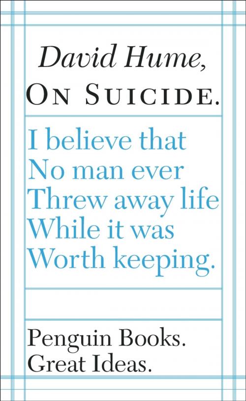 Cover of the book On Suicide by David Hume, Penguin Books Ltd