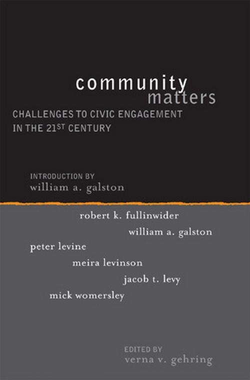 Cover of the book Community Matters by , Rowman & Littlefield Publishers