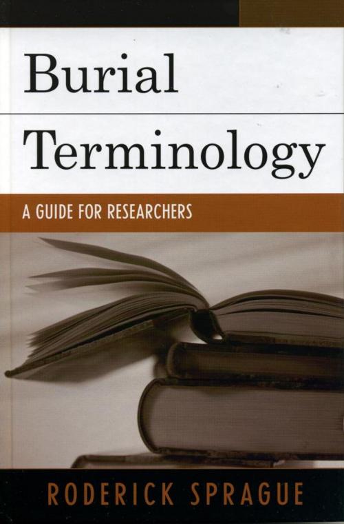 Cover of the book Burial Terminology by Roderick Sprague, AltaMira Press