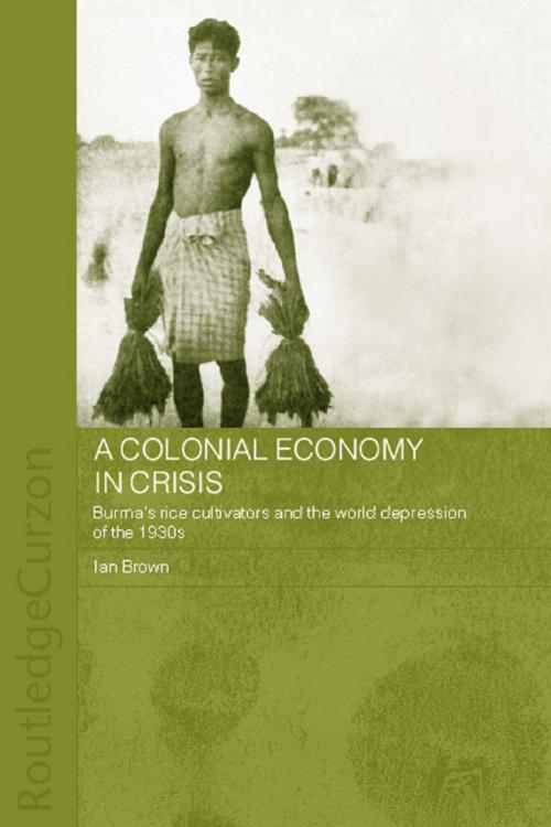 Cover of the book A Colonial Economy in Crisis by Ian Brown, Taylor and Francis