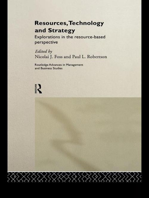 Cover of the book Resources, Technology and Strategy by , Taylor and Francis