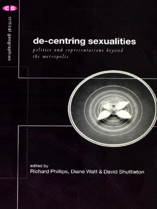 Cover of the book De-Centering Sexualities by , Taylor and Francis