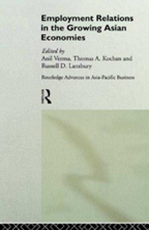 Cover of the book Employment Relations in the Growing Asian Economies by , Taylor and Francis