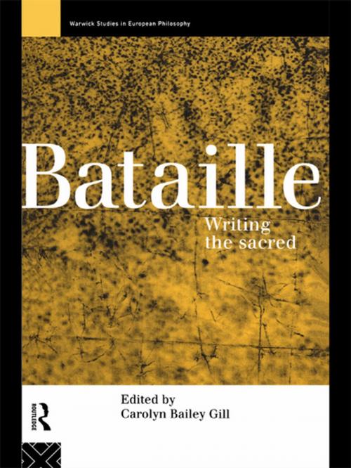 Cover of the book Bataille by , Taylor and Francis
