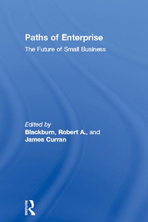 Cover of the book Paths of Enterprise by , Taylor and Francis