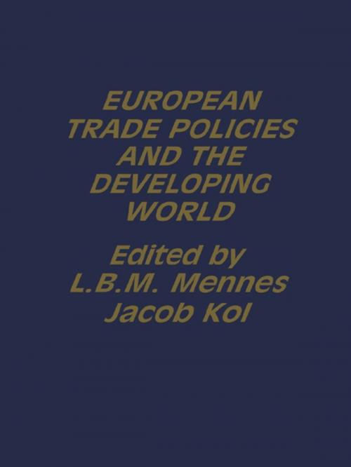 Cover of the book European Trade Policies and Developing Countries by , Taylor and Francis