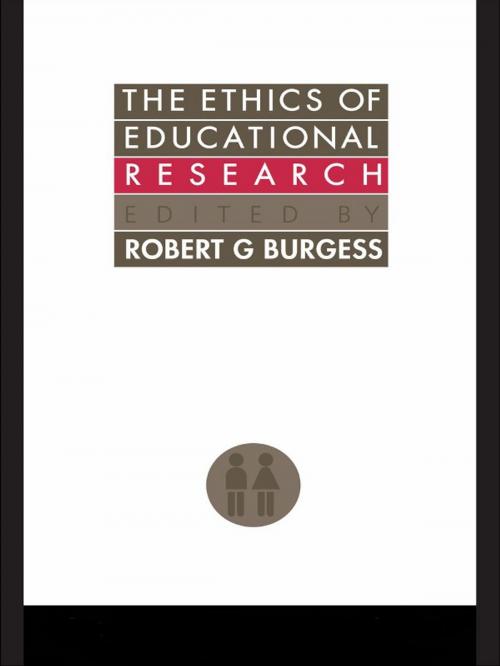 Cover of the book The Ethics Of Educational Research by , Taylor and Francis