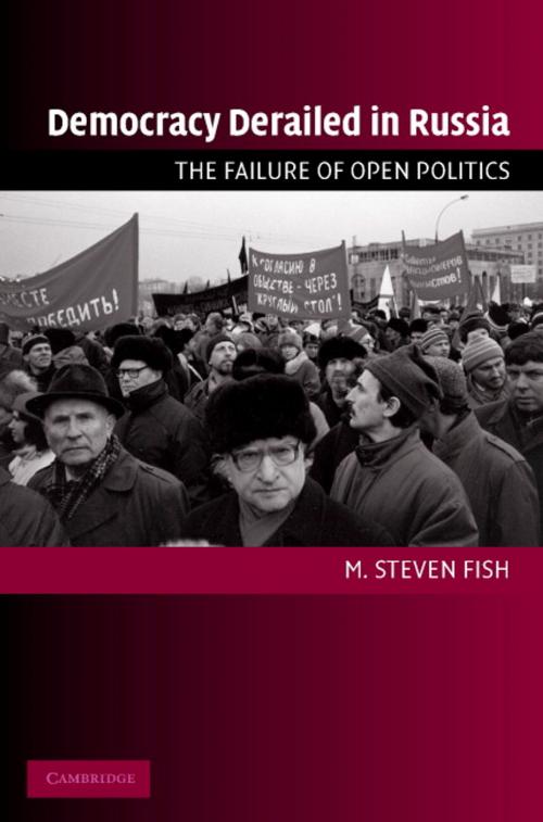 Cover of the book Democracy Derailed in Russia by M. Steven Fish, Cambridge University Press