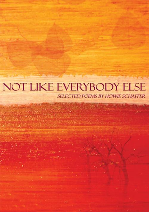 Cover of the book Not Like Everybody Else by Howie Schaffer, Xlibris US