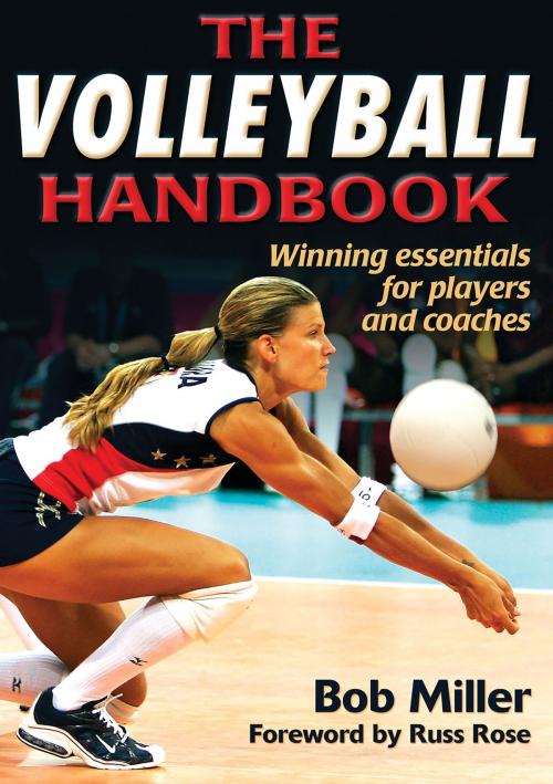 Cover of the book The Volleyball Handbook by Bob (Robert) K Miller, Human Kinetics, Inc.