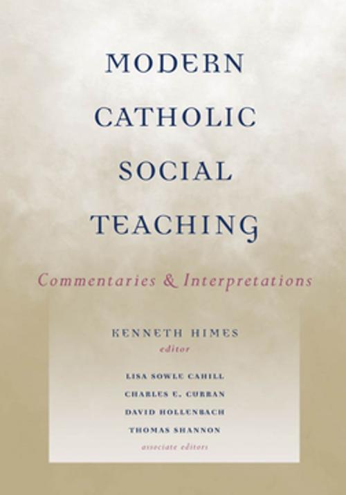 Cover of the book Modern Catholic Social Teaching by , Georgetown University Press