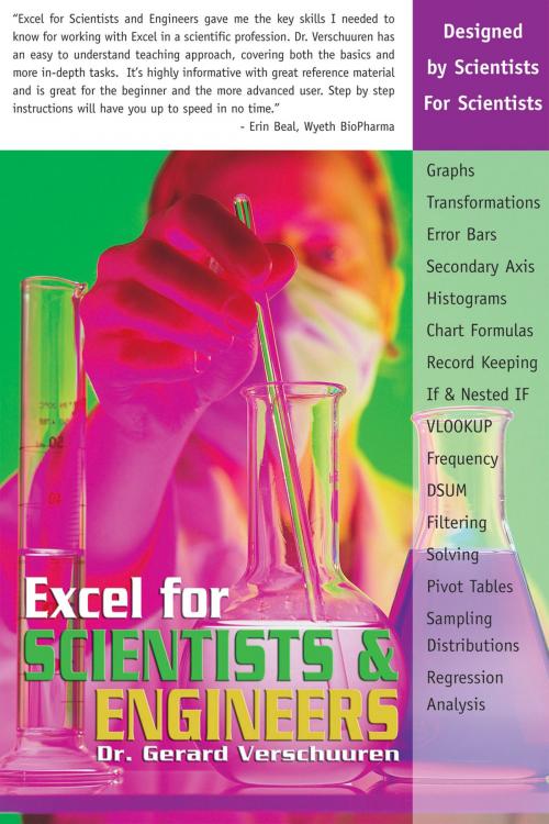 Cover of the book Excel for Scientists and Engineers by Dr. Gerard Verschuuren, Holy Macro! Books