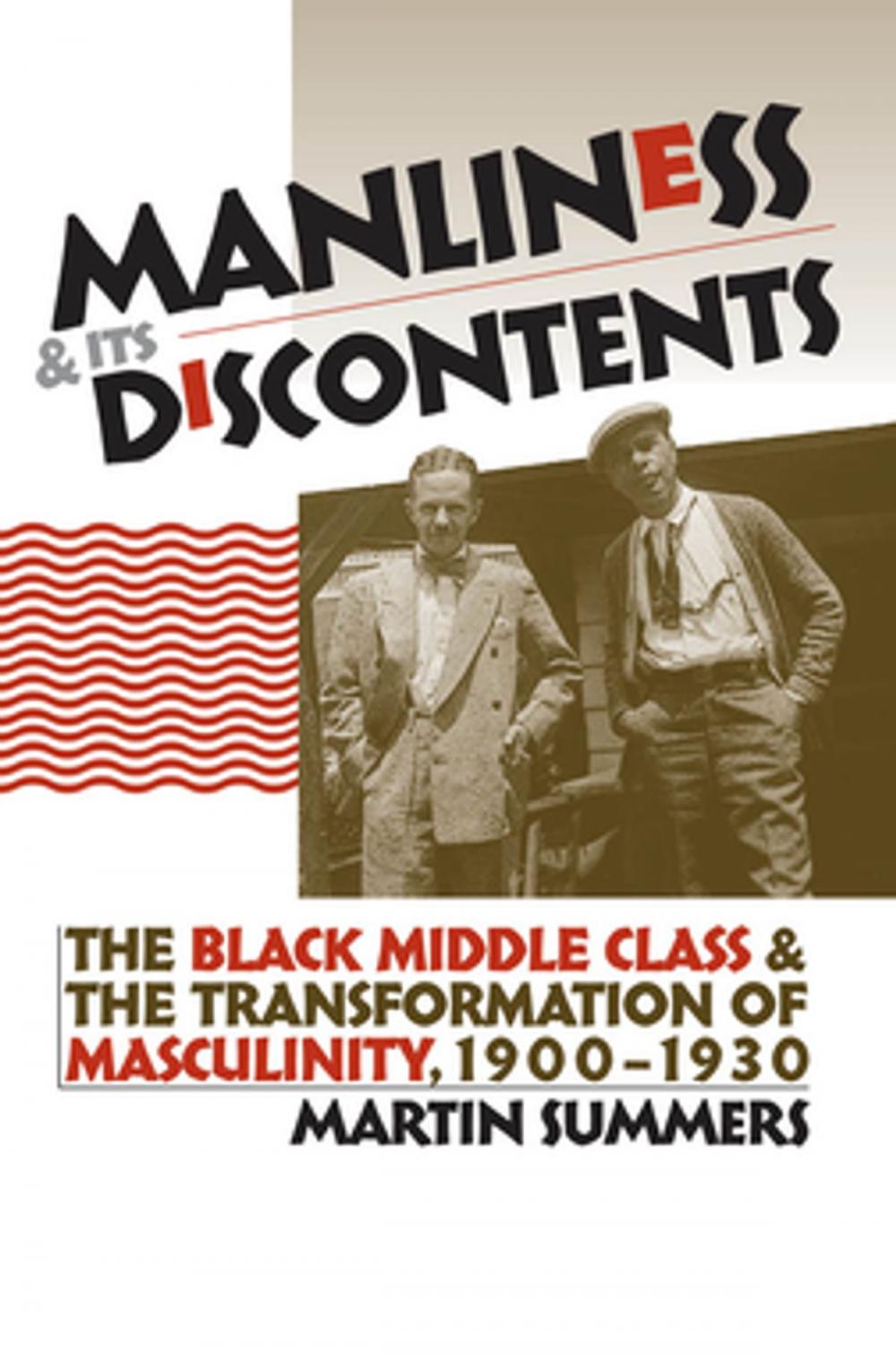 Big bigCover of Manliness and Its Discontents