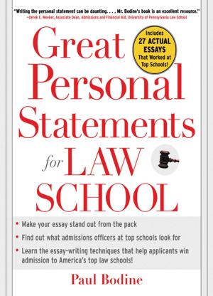 Book cover of Great Personal Statements for Law School