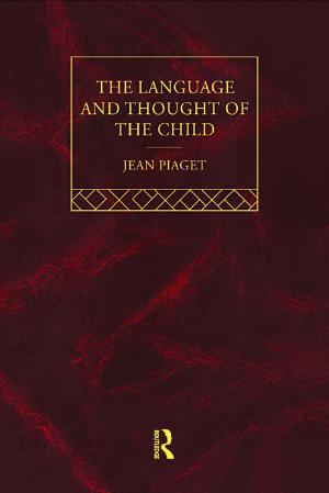 Book cover of Language and Thought of the Child