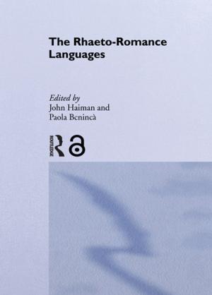 Cover of the book The Rhaeto-Romance Languages by Harry S. Broudy