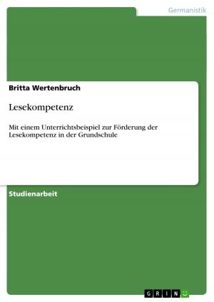Cover of the book Lesekompetenz by Raphaela Reiber
