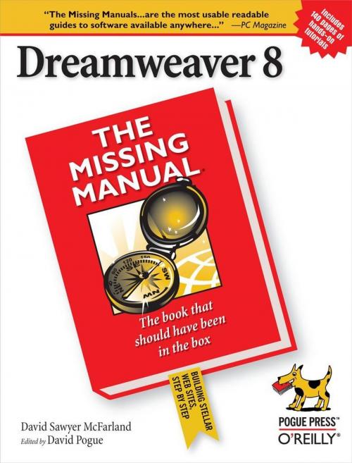 Cover of the book Dreamweaver 8: The Missing Manual by David Sawyer McFarland, O'Reilly Media