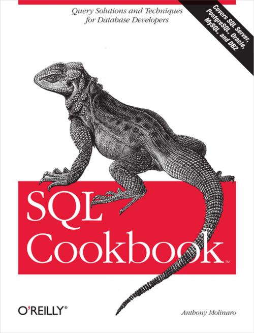 Cover of the book SQL Cookbook by Anthony Molinaro, O'Reilly Media
