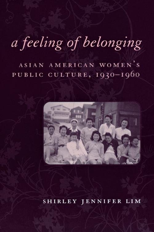 Cover of the book A Feeling of Belonging by Shirley Jennifer Lim, NYU Press