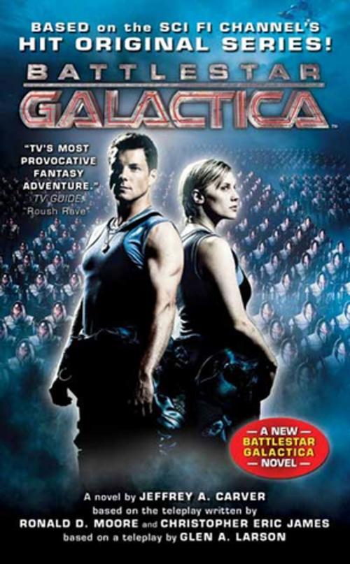 Cover of the book Battlestar Galactica by Jeffrey A. Carver, Tom Doherty Associates