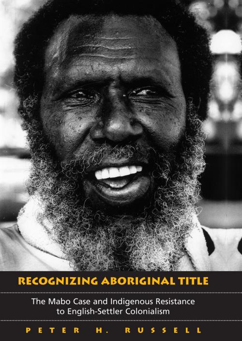 Cover of the book Recognizing Aboriginal Title by Peter Russell, University of Toronto Press, Scholarly Publishing Division
