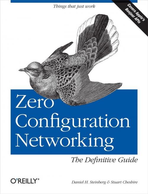 Cover of the book Zero Configuration Networking: The Definitive Guide by Daniel H Steinberg, Stuart Cheshire, O'Reilly Media