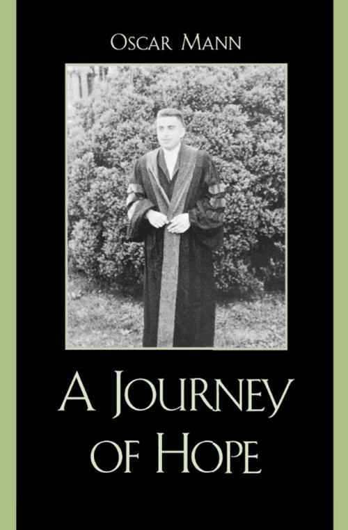 Cover of the book A Journey of Hope by Oscar Mann, Hamilton Books