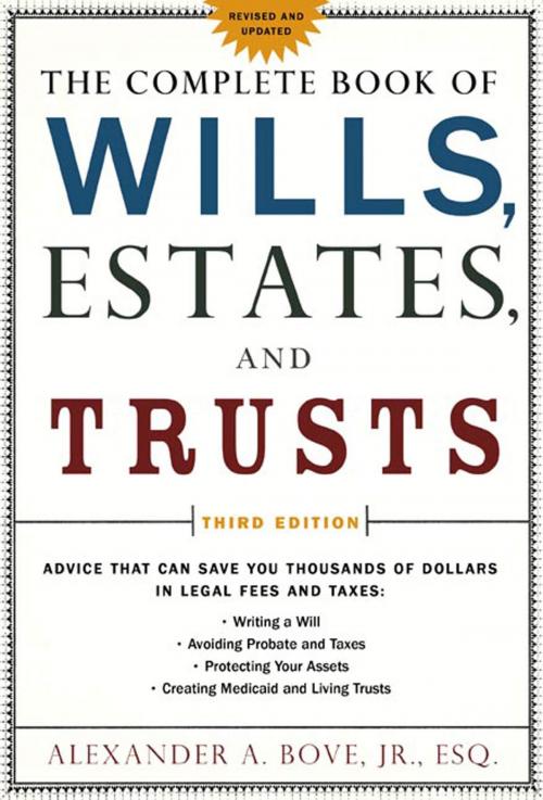 Cover of the book The Complete Book of Wills, Estates & Trusts by Alexander A. Bove Jr., Esq., Henry Holt and Co.