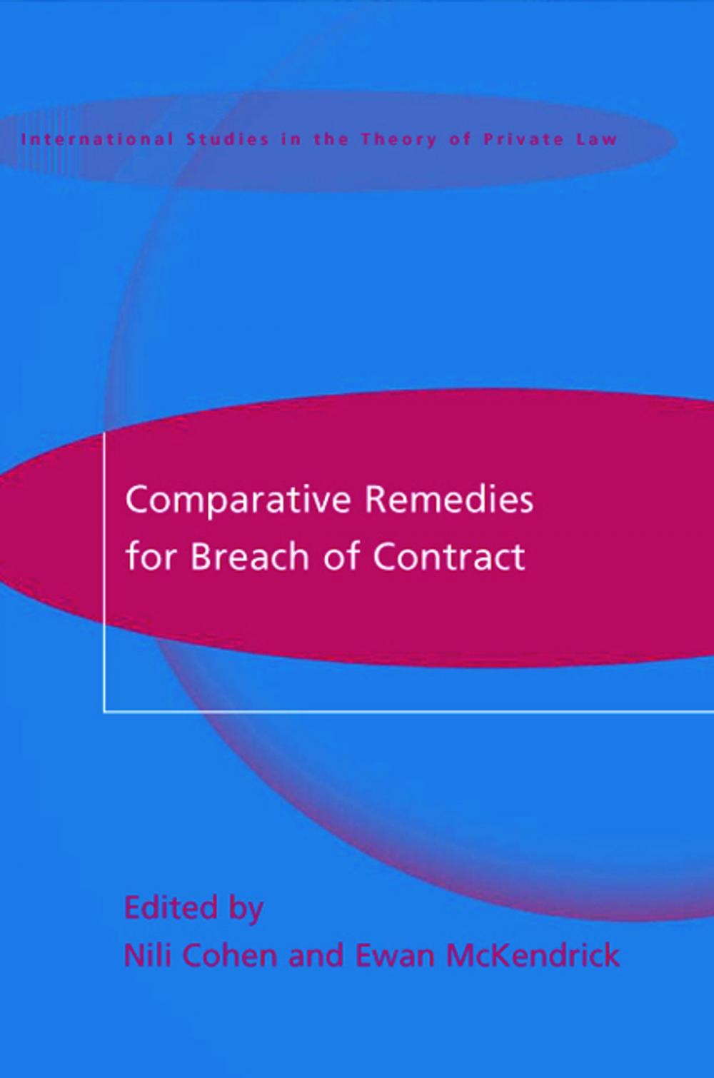 Big bigCover of Comparative Remedies for Breach of Contract
