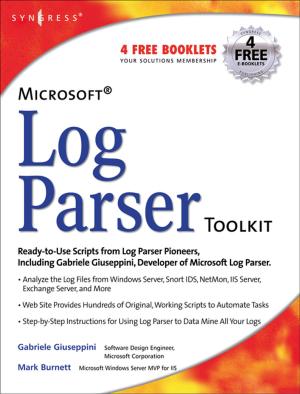 Book cover of Microsoft Log Parser Toolkit