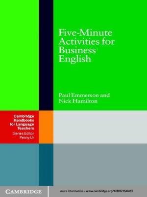 Cover of the book Five-Minute Activities for Business English by K. W. Taylor