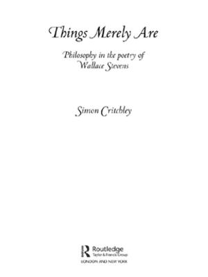 Book cover of Things Merely Are